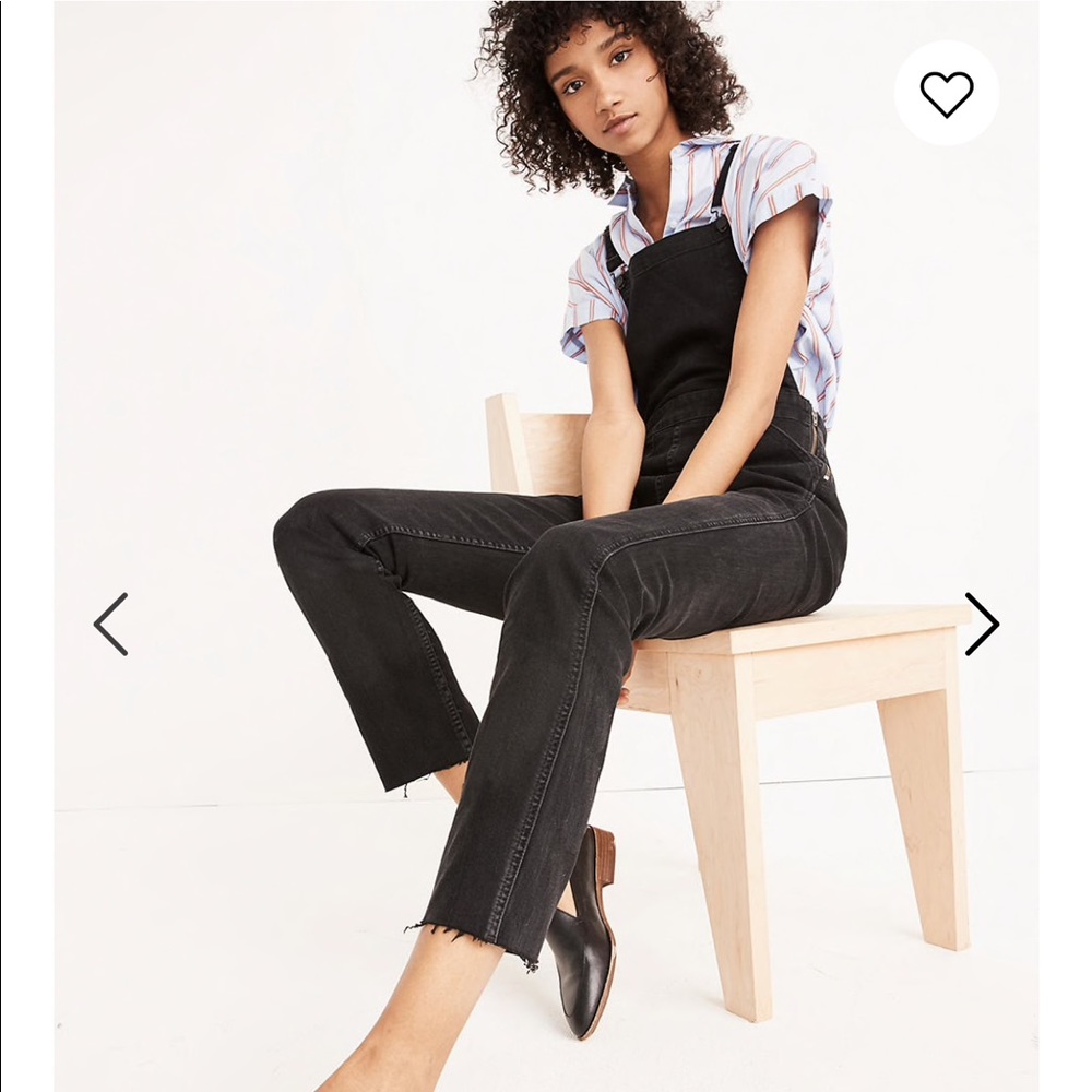 Madewell Skinny Overalls in Lunar Rinse, Size M
